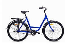 Велосипед городской Aist Tracker 1.0,1 скорость, стальная рама ,синий ( 26")
