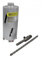 Коронка алмазная по бетону SDS+/M16 72х150мм в сборе безударный Hilberg Laser Deep Drill HD372