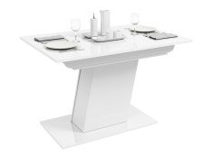 Стол трансформер 1 "Bergamo" прямоугольный Бьянко/белый