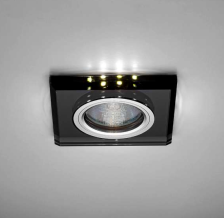 Светильник GХ53 Bohemia 51 8 71 черный стекло LED подсветка