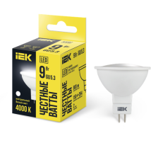 Лампа светодиодная GU5.3 220V 9W/4000 MR-16 IEK