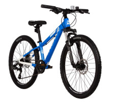 Велосипед NOVATRACK 24" EXTREME алюм рама 11" синий 7-скор TY200/EF41/TZ500 диск торм STG
