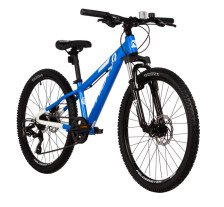 Велосипед NOVATRACK 24" EXTREME алюм рама 11" синий 7-скор TY200/EF41/TZ500 диск торм STG