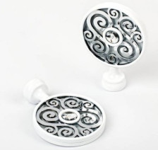 Комплект наконечников 19 мм Падуя СН-19-132-32 белый пиано