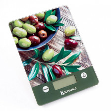 Весы кухонные электронные 5кг ВАСИЛИСА ВА-015 Оливки