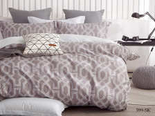 КПБ сатин набивной Satin de Lux 599-SK 70х70 1,5 сп Cleo