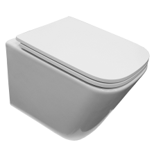 Унитаз подвесной AZARIO Armonia AZ-2403 безободковый, микролифт, Торнадо