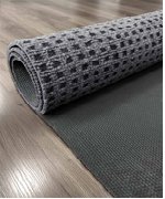 Коврик-дорожка влаговпитывающая ТВИД ТЭМ 1,0м графит 01