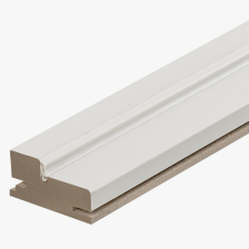 Дверная коробка (деталь) телескопическая с уплотнителем 80х32х2100 Silky white (ВФД)