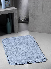 Коврик для ванной 55х85 Modalin Darin голубой