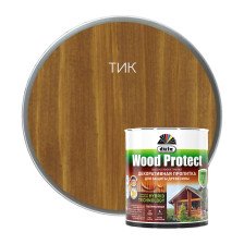 Пропитка Wood Protect для защиты древесины (750 мл) тик Dufa