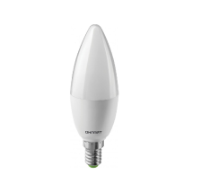 Лампа светодиодная Е14 10W/6500 С37 (свеча)  Онлайт
