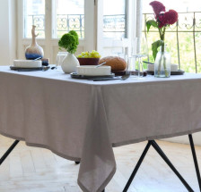 Скатерть Этель ECO лён Цвет: Серый, Размер: 110х136