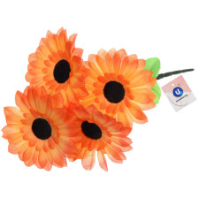 Букет Цветочная фантазия 30 см (оранжевые 5 цветков) 993-0557