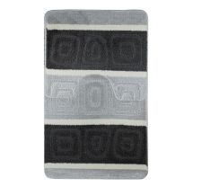 Коврики для ванной комнаты CАНАКС Silver (2шт) 60х100см 50х60см серый 00211