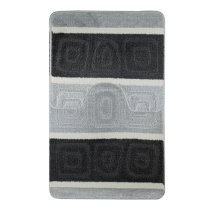 Коврики для ванной комнаты CАНАКС Silver (2шт) 60х100см 50х60см серый 00211
