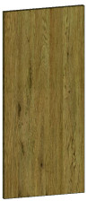 Фасад ДУБЛИН 296 х 716 мм правый-левый МДФ в пленке цвет Дуб Американский