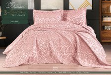 Покрывало жакардовое двухспальное VAROL Размер: 250х260, Цвет: Розовый
