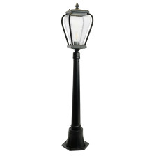 Светильник садово-парковый 60W Е27 черный PL746 столб 1.1м