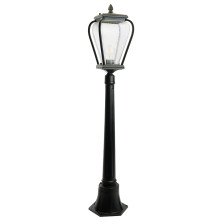 Светильник садово-парковый 60W Е27 черный PL746 столб 1.1м