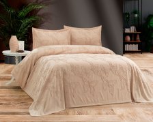 Покрывало гобелен 240х250 50х70 Rose капучино DO&CO