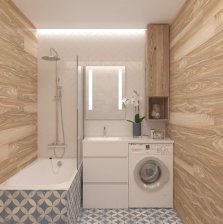 Тумба Spase-120 под стиральную машину 