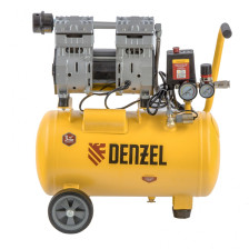 Компрессор DENZEL DLS950/24 безмасляный малошумный 950 Вт 24 л