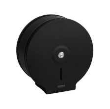 Диспенсер для туалетной бумаги GFmark Премиум с ключом нерж сталь/черный матовый 9920