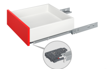 Направляющие шариковые 8785/450 мм полн выдвиж скрыт монтажа