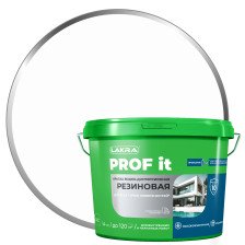 Краска резиновая PROF IT RAL 9003 база А (14кг) Лакра