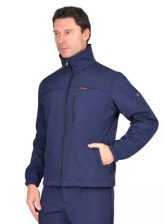 Куртка Азов, софтшелл, синий, размер 48-50/182-188