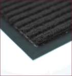Коврик-дорожка влаговпитывающая ребристая (чер) 1,2м 1