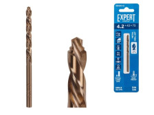 Сверло по металлу 4,2х73х75мм ц/х HSS кобальт Co-5% EXPERT STARTUL SE8300-42