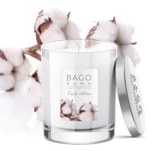 Свеча ароматическая Свежий хлопок BAGO HOME