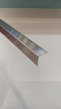 Профиль угловой сталь ПУ20-1НС  20х20мм матовый 2,7м