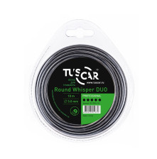 Леска для триммера TUSCAR Round Whisper DUO 3х10 м Professional