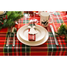 Набор стол салфеток 4шт 40х40 саржа Этель Шотландка 3929381