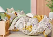 КПБ сатин набивной Satin de Luxe 838-SK 50х70+70х70 Евро Cleo
