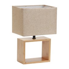 Настольная лампа UNL UML-B401 1х40W Е27 285мм Grey/Wood