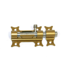 Засов круглый "Делга" оригинальный (золото) (035)