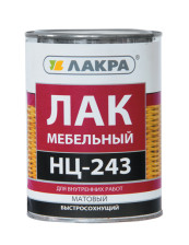 Лак НЦ-243 матовый мебельный (1,7кг) Лакра