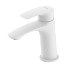 Смеситель для раковины однорычажный MILARDO Rora RORWT00M01 белый матовый