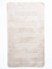 Коврик для ванных комнат  AQUA-PRIME Melany из 1 шт 50х80см 20мм (белый) 1/20