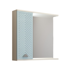 Зеркало со шкафчиком SKY-75 индиго/кашемир