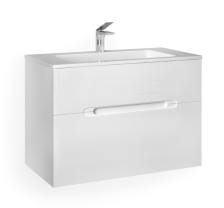 Тумба с раковиной Modul -80 подвесная, белая
