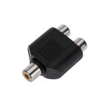 Переходник 1 гнездо RCA-2 гнездо RCA (14-0422)