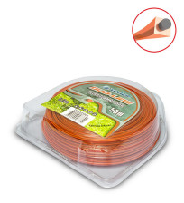 Леска Хопер DUO-LINE квадрат со стержнем 3,5 мм х 1LB 36 м красный, блистер