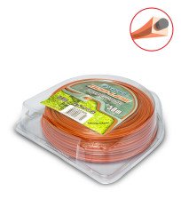 Леска Хопер DUO-LINE квадрат со стержнем 3,5 мм х 1LB 36 м красный, блистер