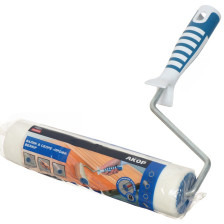 Валик ВЕЛЮР 240мм ПРОФИ с 2-х комп ручкой 8мм АКОР 224 48 824