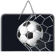 Папка для труда А4 1 отд Пифагор Ball kick на молнии, с ручками